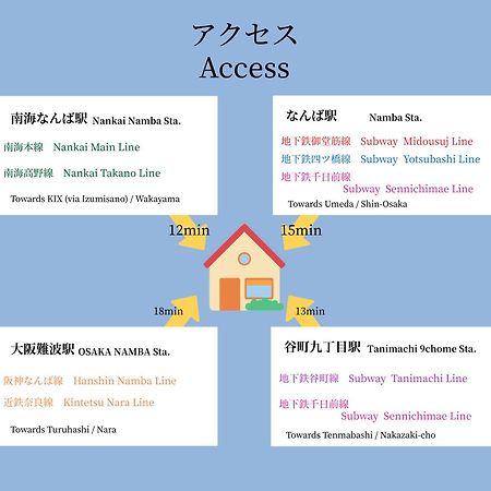 ハーベスト夕陽丘 Apartment Osaka Ngoại thất bức ảnh